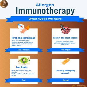 What types of allergen immunotherapy do we have?